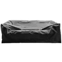 Black Divide Outdoor Sofa Cover